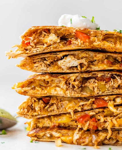Quesadillas with Grilled Chicken or Tofu Recipe