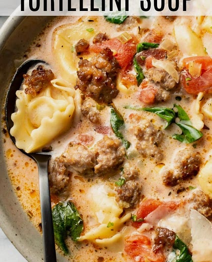 Italian Sausage Tortellini Soup