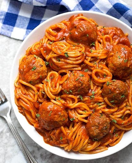 Instant Pot Spaghetti and Meatballs