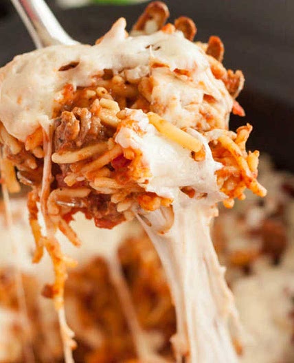 Crock Pot Spaghetti Casserole Recipe