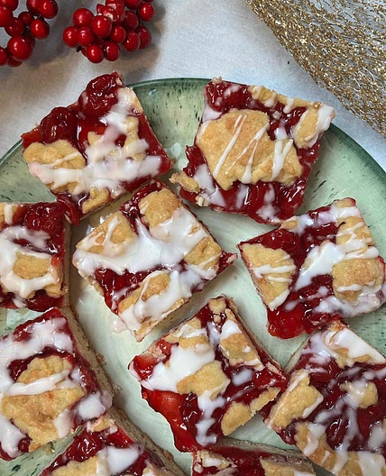 Holiday Cherry Bars 