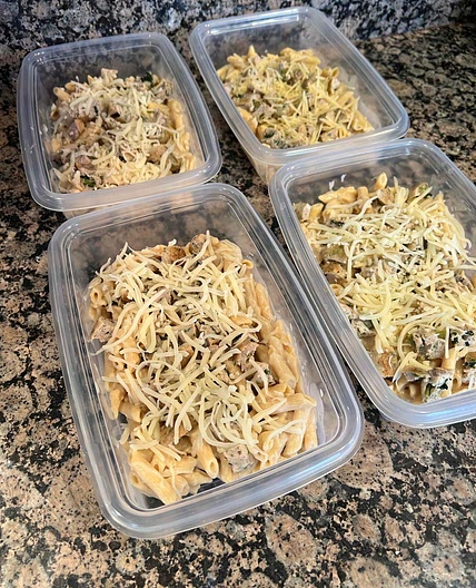 Protein Alfredo Pasta