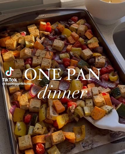 One Pan Mediterranean Dinner 