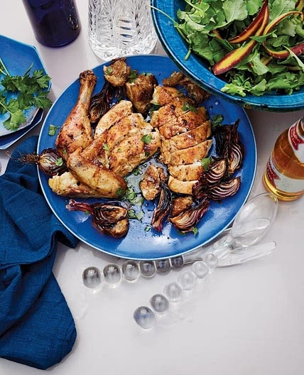 Anchovy-Butter Chicken with Chicken Fat Croutons — Alison Roman