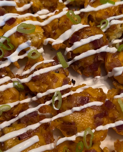 Loaded Cauliflower Bites
