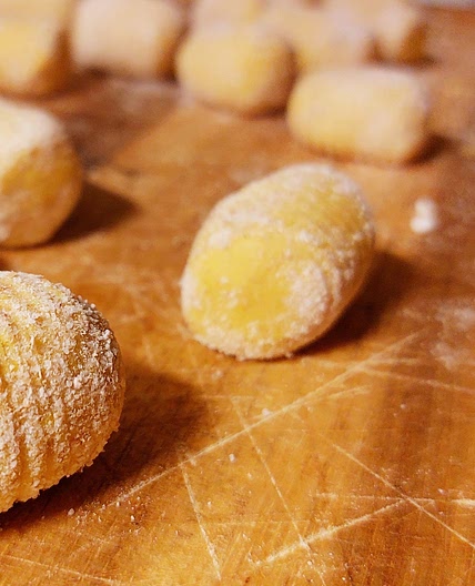 Pumpkin and ricotta gnocchi