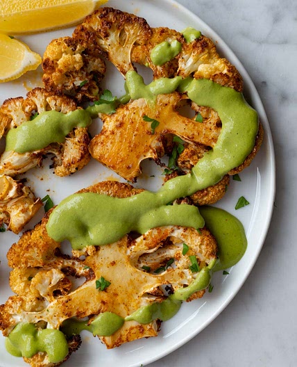 Vegan Roasted Cauliflower Steaks
