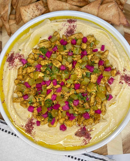 Chicken Shawarma Hummus