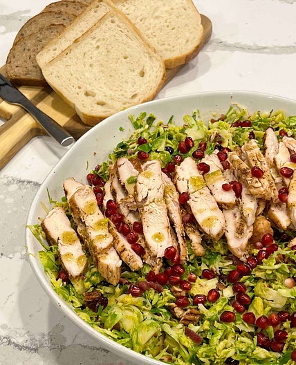 Warm Brussel Sprout Salad 