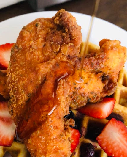 Chicken & Whole Grain Waffles