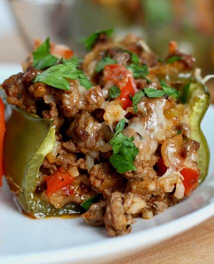 Stuffed Peppers Without Tomato Sauce