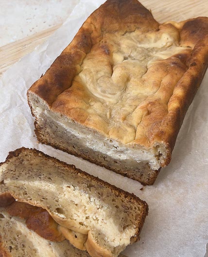 Cheesecake Banana Bread