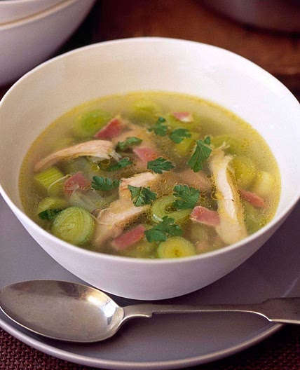 Cock-a-leekie soup recipe