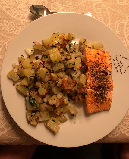 Air Fryer Spicy Salmon