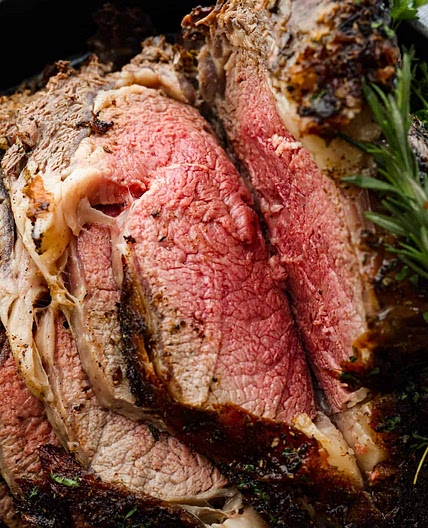 Garlic Butter Herb Prime Rib Recipe