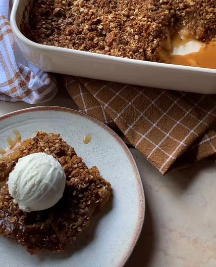 Crumble aux pommes 🍎 