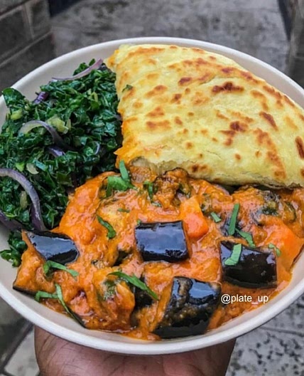 Coconuts Eggplant Curry (V)