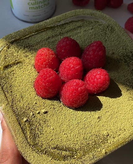 Matcha Raspberry Tiramisu