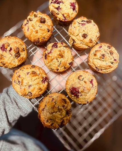 ZERO SHAME RASPBERRY-CHOCOLATE MUFFINS 