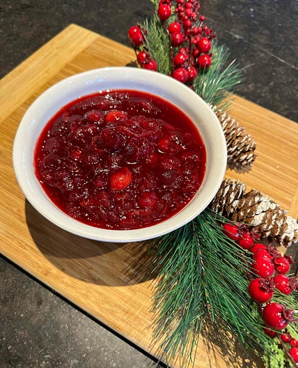 Mattia’s Cranberry Sauce