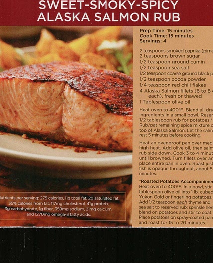 Salmon, Sweet-Smokey Rub, Roasted FAVORITE