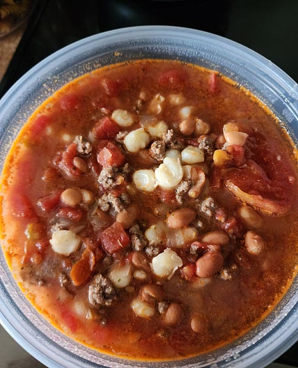 Taco Soup with Hominy