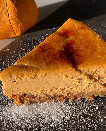 Pumpkin Brûlée Cheesecake