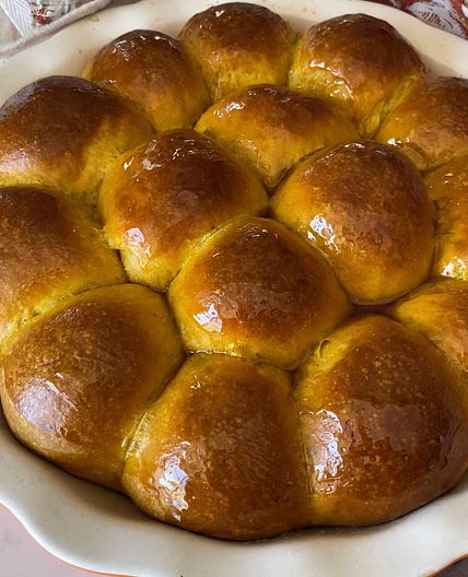 Pumpkin Honeycomb Bread