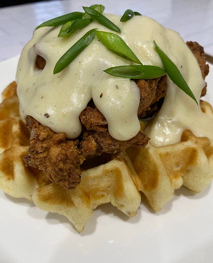 WIC Approved Chicken Fried Chicken and Waffles