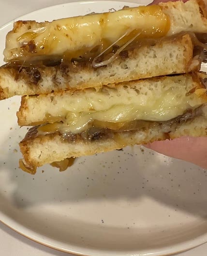 Caramelized Onion Grilled Cheese