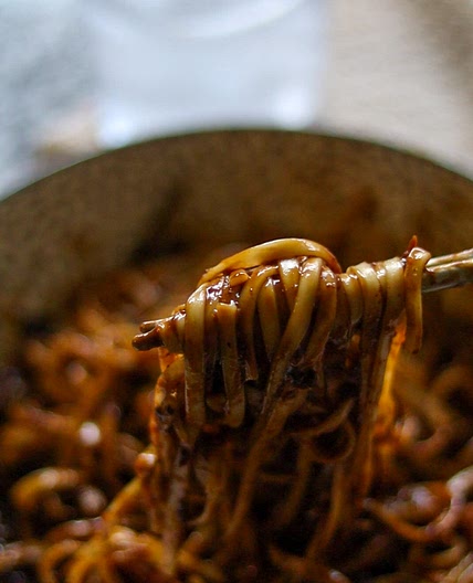 Jajangmyeon (Korean Black Bean Noodles)