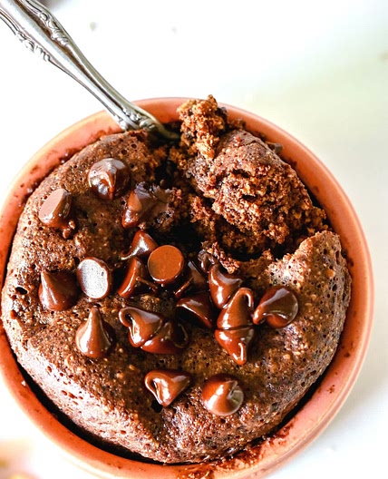 1-Min Microwave Chocolate Baked Oats