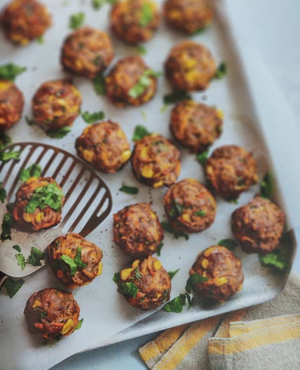 Beef and Sweetcorn Koftas
