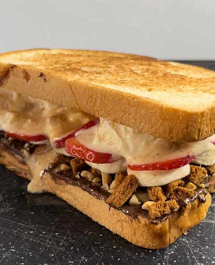 Lotus Biscoff gesalzenes Karamell Sandwich