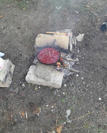 Narnumru: Pomegranate with eggs (Traditional meal from Salyan)