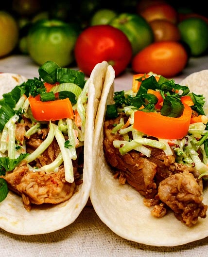 Jalapeno Honey Pulled Pork Tacos & Honey Mustard Slaw — Buzzed Eats