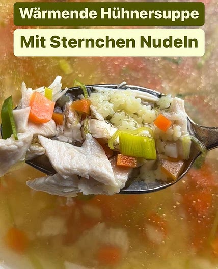 Wärmende Hühnersuppe