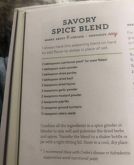 savoury spice blend 