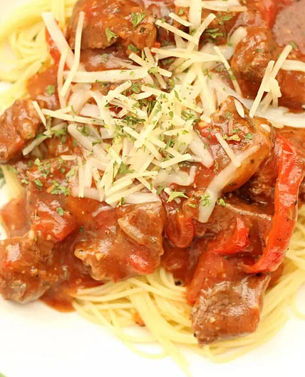 Italian Steak with Marinara Sauce
