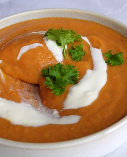High-Protein Sweet Potato & Ginger Soup