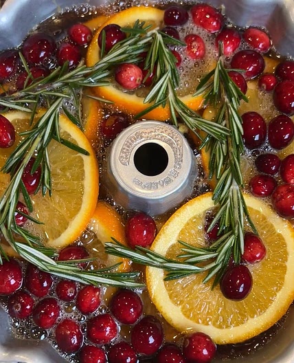 Cranberry Holiday Wreath Cocktail 