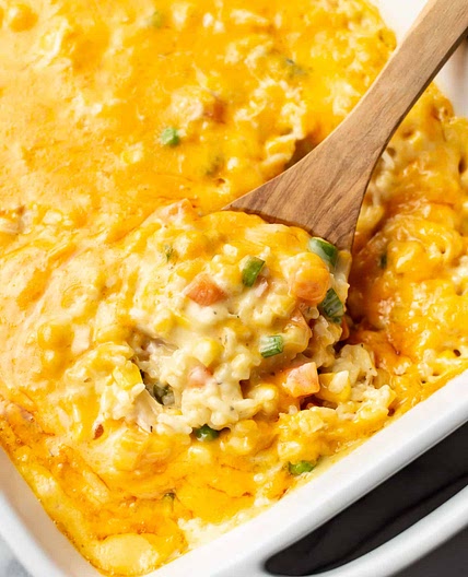 Easy Chicken and Rice Casserole
