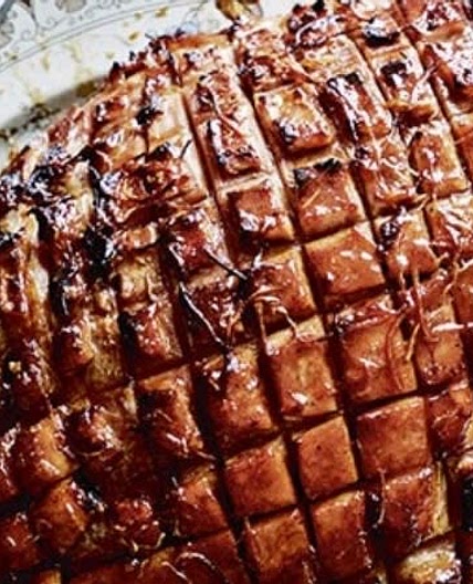 Most Delicious Glazed Christmas Ham