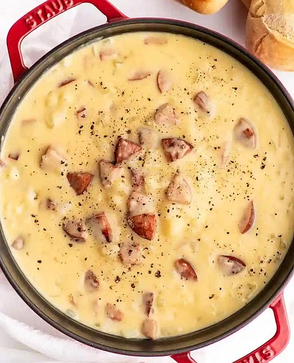 Cheesy Sausage Potato Soup
