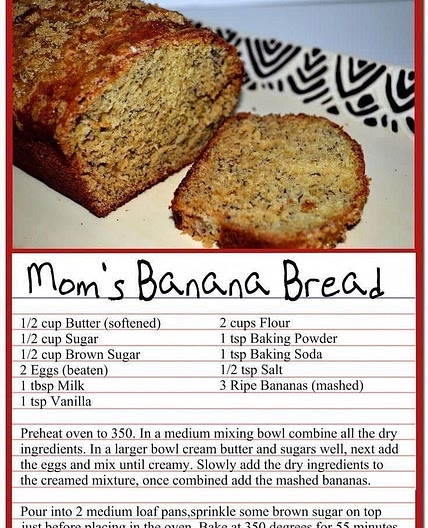 Grandma’s banana bread 