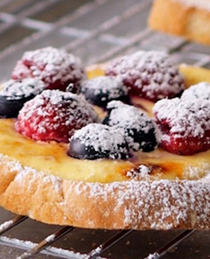 Custard toast