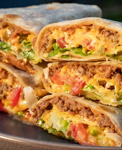 Beef and Bean Burrito