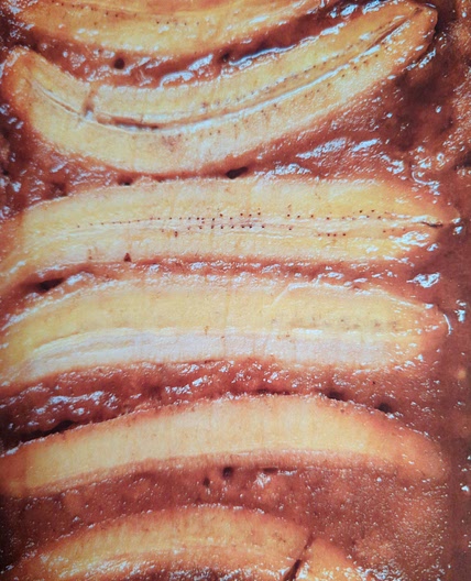 Banana tray bake