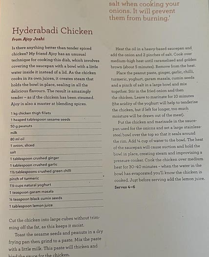 Hyderabadi Chicken Curry