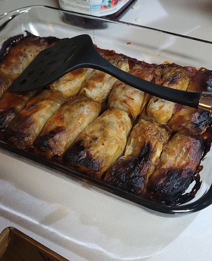 G-Ma's Homemade cabbage rolls (No boil)